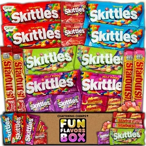 Scatola snack caramelle regalo cesto stoffa stoffa 30 pezzi confezione varietà pacchetto cura - Foto 1 di 6