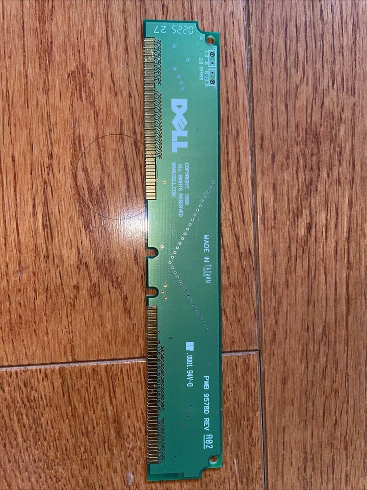 Dell 9578D Rev A02 RAMBUS Memory Ram CONTINUITY CARD RDRAM Terminator C-RIMM - Image 1 of 1