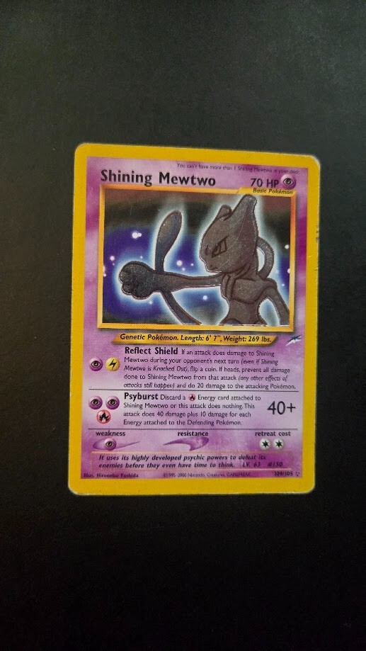 ポケモンカードゲーム　Shining Mewtwo　英語版 109/105 ポケモンカードゲーム Shining Mewtwo 英語版 109/105 Shining