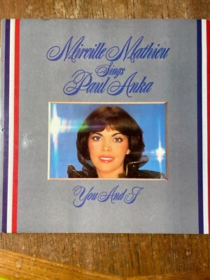 Mireille Mathieu – Sings Paul Anka: You And I LP Vinyl 1979 Gatefold VG - Image 1 of 4
