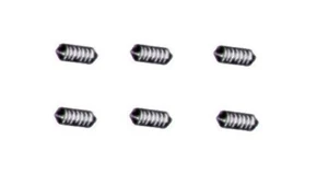Meccano Coupling Screw x 6 for part 58 Spring Cord (part 58a) - Picture 1 of 1