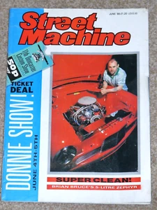 STREET MACHINE Mag June 1988 - Mk1 ZEPHYR - LADA NIVA - MODEL B - FORD 5 WINDOW - Imagen 1 de 9