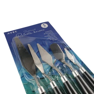 5x Palettenmesser Set Malspachtel Farbspachtel Farbe Mischen Malmesser - Bild 1 von 3