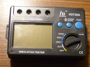 Iso Isolationswiderstandstester HDT20A Digital Isolationstester 1000 V 2 GOhm - Bild 1 von 7