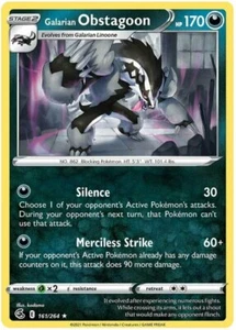 Galarian Obstagoon - 161/264 - Holo Rare x1 - NM-Mint - SWSH Fusion Strike - Picture 1 of 1