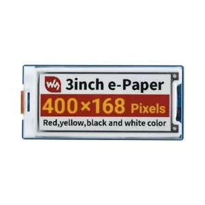 Modulo carta elettronica 3 pollici (G) 400 × 168 rosso giallo nero bianco bassa potenza ampia visualizzazione - Foto 1 di 5