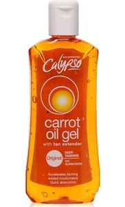 1 x Calypso Carrot Oil Gel With Tan Extender Optimises Natural Tanning 200ml - Picture 1 of 3
