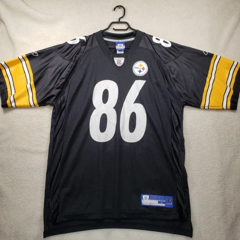 Reebok NFL Equipment Men's L Pittsburgh Steelers On Field Jersey Hines Ward #86 Cover