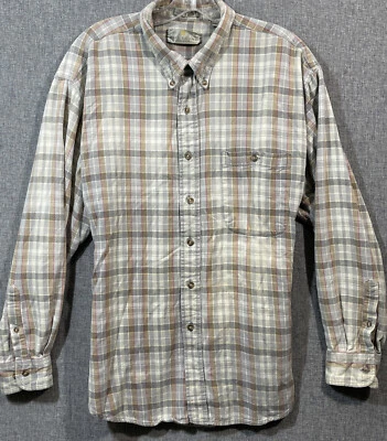 Vintage Bill Blass XL Flannel Long Sleeve Button Down Cotton Shirt MS64 - Image 1 of 4