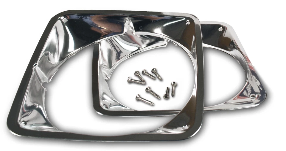 Headlight Bezel Set 1969-1972 Chevrolet Pickup (Key Parts # 0849-059 S) - Image 1 of 1