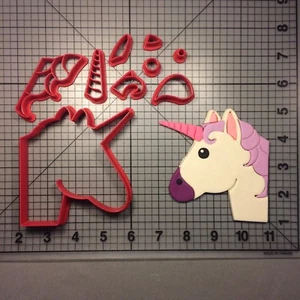Einhorn Emoji 100 Ausstecher Set - Bild 1 von 2