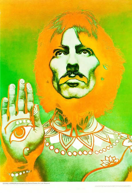 The Beatles, Richard Avedon, George Harrison Replica 13x19" Photo Print