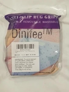24 Reusable Rug Carpet Mats Grippers Anti Slip Stopper Washable Grips Corner Pad - Picture 1 of 4