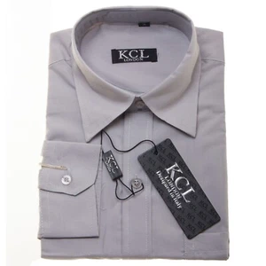 4-14 Years Boys Grey Colour Formal Shirt For Wedding Special Occasions Dress Up - Picture 1 of 1