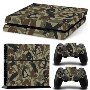SKIN PS4 PROTECTION DECOR CAMOUFLAGE PINUP SEXY AUTOCOLLANT STICKER PS4S021 - Imagen 1 de 1