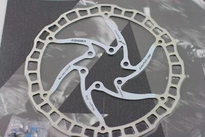 Ashima ARO-8 AiRotor Super Light Disc Brake Rotor 5" 140mm White - Picture 1 of 1