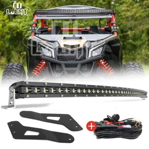 For Can-am Maverick X3 Ultra Slim Curved 50" LED Light Bar Upper Roof Brackets - Picture 1 of 14