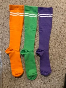 (3) Pembrook Women's Compression Socks Neon Colors L/XL New - Picture 1 of 3