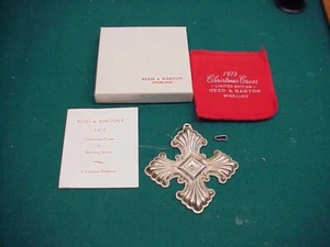 1973 Reed and Barton Sterling Christmas Ornament Limited Edition - Bild 1 von 4