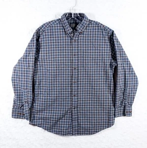 Pendleton Shirt Mens Large Gray Plaid Landry Long Sleeve Button Down Gorpcore - Picture 1 of 8