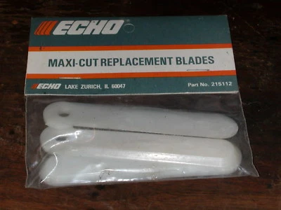ECHO trimmer blades, 3 pack   #215112, new old stock,  Foto 1 de 2