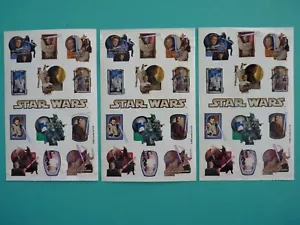 Sandylion Stickers 2002 STAR WARS (3) Complete Sheets - Picture 1 of 2