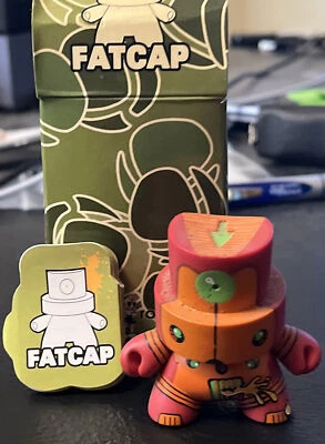 Kidrobot FATCAP - DEVIOUS  3" Mini Vinyl Figure Toy Rare 1:20 - Image 1 of 2