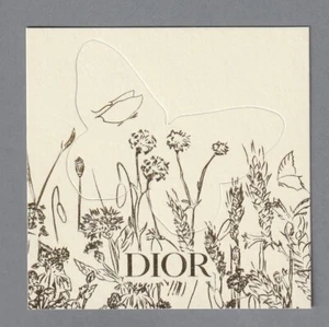 Carte publique - Werbekarte - Christian Dior beidseitig - Bild 1 von 2