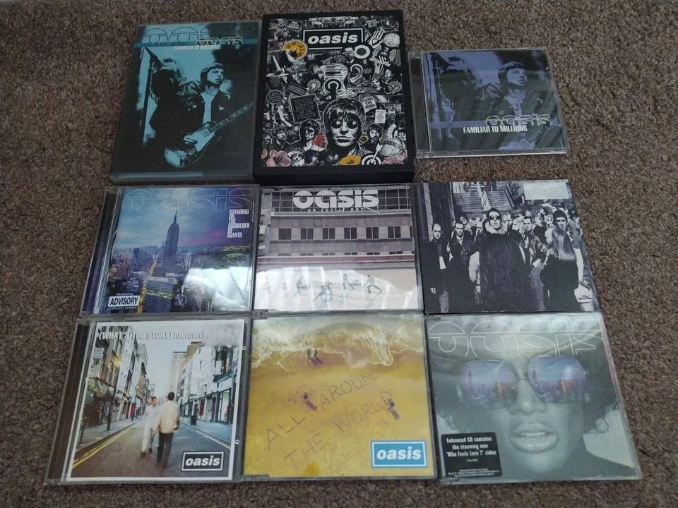 OASIS CD singles & albums plus Familiar to Millions DVD Some Rare - Image 1 of 1