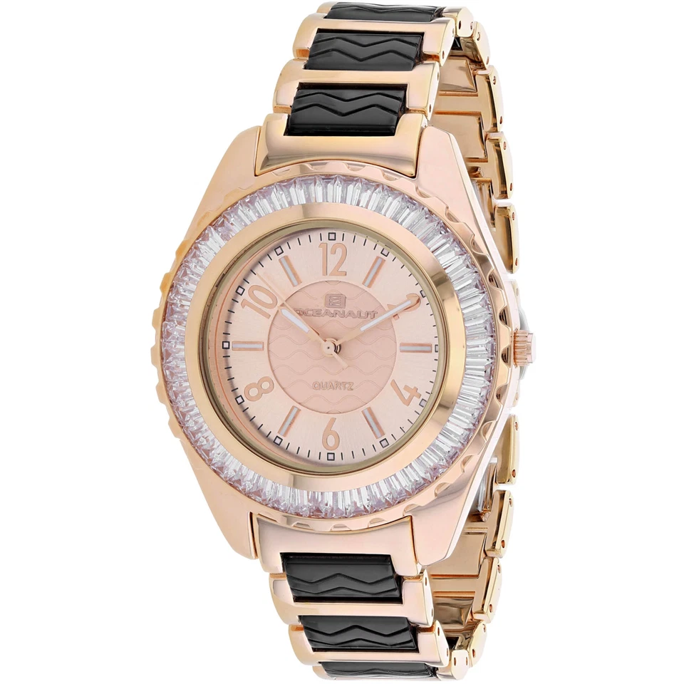 Reloj Mujer Oceanaut Lucia Dos Tonos Oro Rosa y Negro Pulsera OC0544 Foto 1 de 1