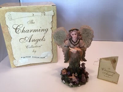 Boyds Collection Charming Angels “Floramella” Guardian of Nature. “28216 - Image 1 of 4
