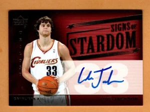 2005 Upper Deck Signs of Stardom Luke Jackson Auto - Cleveland Cavilers, Nr-Mt! - Picture 1 of 2