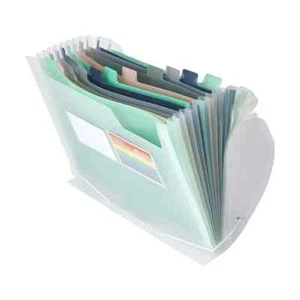 13 Pocket Expanding File A4 Size Organiser Document Folder Plastic Cover 33x25.5 - Picture 1 of 6