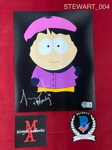 FOTO APRIL STEWART AUTOGRAFATA FIRMATA 8x10! SOUTH PARK! WENDY! BECKETT COA! - Foto 1 di 1