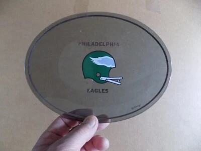 Capacete de futebol Philadelphia Eagles cinzeiro vintage prato de doces veteranos Stadium - Imagem 1 de 2