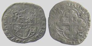 *TRIU* SAVOIA Emanuele Filiberto (1553-80) SOLDO 1579 (secondo tipo) RARO - Imagen 1 de 1