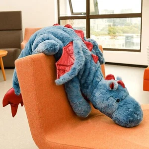 for Adults Kids Anxiety Relief, Cute Soft and Sturdy Weighted Dragon Plush Toy U - Picture 1 of 51