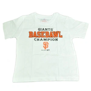 MLB San Francisco Giants Carroll Kleinkind Basebawl Champions weiß Tshirt Tee  - Bild 1 von 1