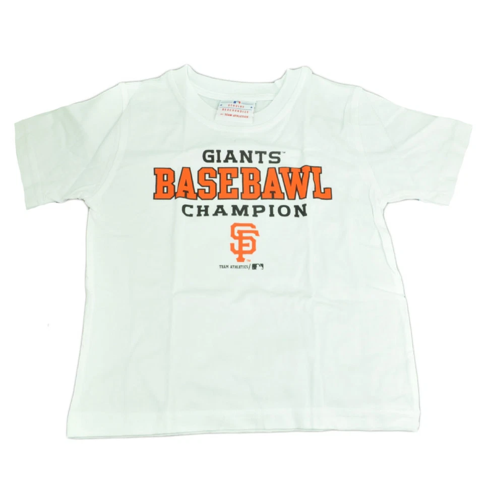 MLB San Francisco Giants Carroll Toddler Basebawl Champions White Tshirt Tee  - Image 1 of 1