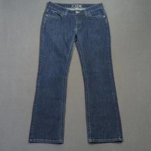 Pantalones de mezclilla para mujer Kimes Ranch 12x32 azul Jolene tiro bajo corte bootcut Western Denim Rodeo - Imagen 1 de 11
