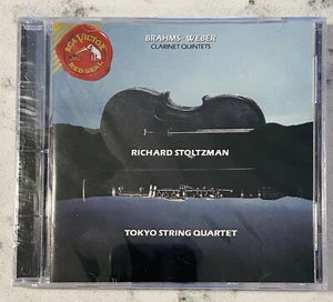 NEW & SEALED ~ RICHARD STOLTZMAN TOKYO STRING QUARTET ~ BRAHMS/WEBER RCA CD - Picture 1 of 3