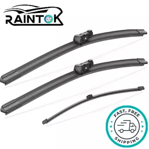 3x Windshield Wiper Blades for 2009-2017 Audi Q5/2014-2017 Audi SQ5 24" 20" 13" - Picture 1 of 11
