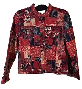Christopher & Banks Steppjacke Damen S Paisley Patchwork Wende - Bild 1 von 12