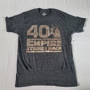 Disney Parks Star Wars 40th The Empire Strikes Back T-Shirt Mens Medium Gray - Picture 1 of 7