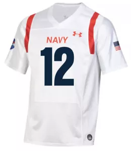 Maglietta da calcio Under Armour da uomo Navy Midshipmen NASA Space Collection grande L - Foto 1 di 12