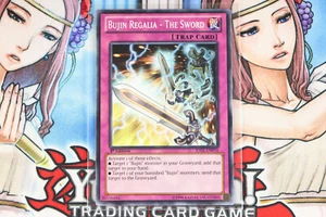 Carta Trappola Yugioh Bujin Regalia - La Spada JOTL-EN074 1° Edizione Comune - Foto 1 di 2