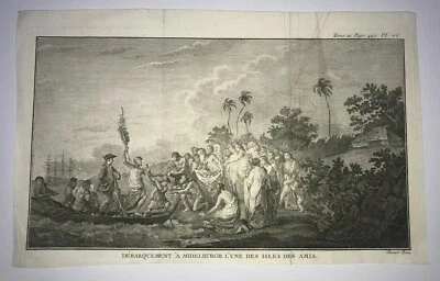 TONGA FRIENDLY ISLANDS ILES DES AMIS 1780 JAMES COOK GRAN VISTA ANTIGUA  Foto 1 de 4