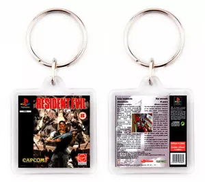 RESIDENT EVIL PLAYSTATION PSX LLAVERO KEYRING - Imagen 1 de 1