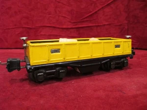 CLEAN Lionel No. 3652 Operating Barrel Car, Yellow ~ TESTED AND WORKED. - Picture 1 of 12