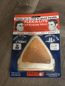 Vintage 1960s Flexo Flex A Lite All Purpose Mask In Packaging Mint - Picture 1 of 2